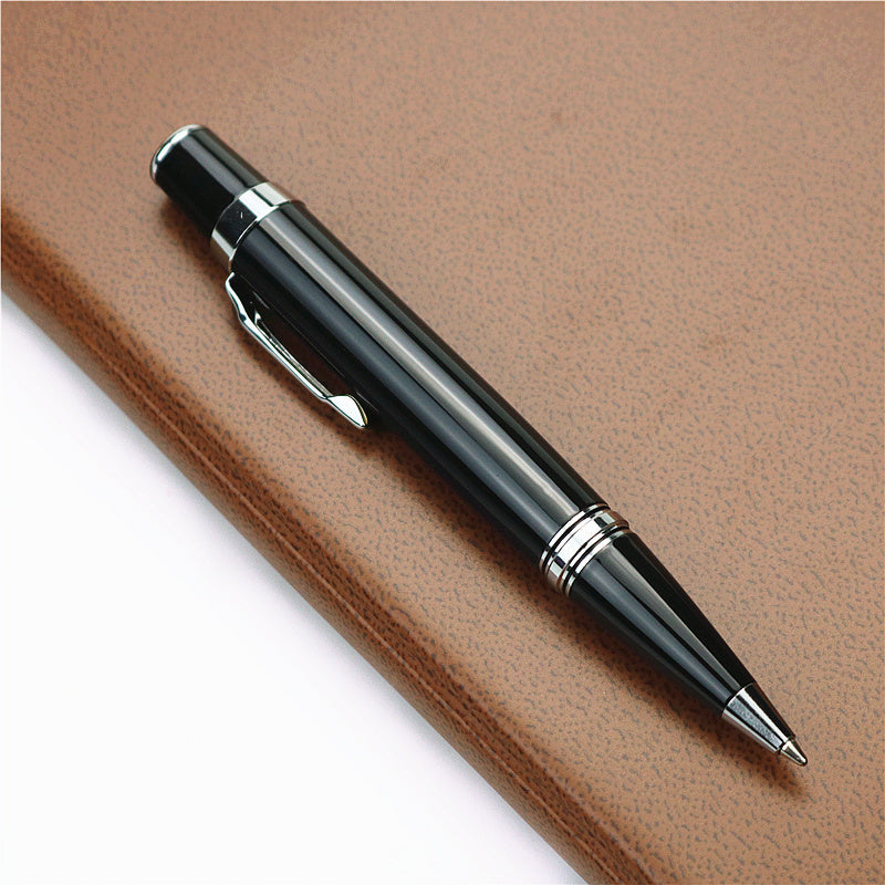Pocket Signature Pen Free Full Metal Black Portable Rollerball Pen