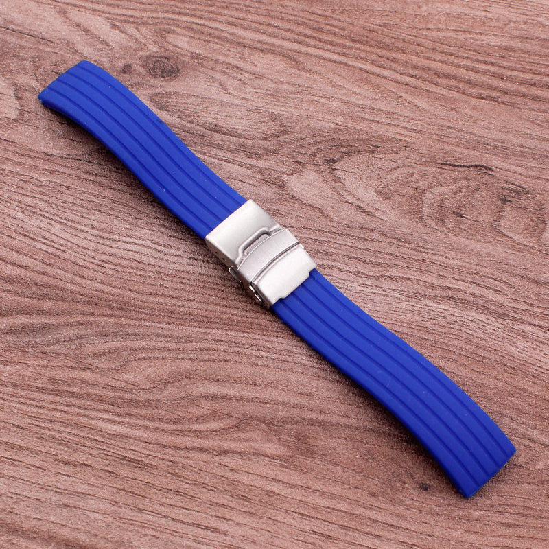 Stylish Car Tread Pattern Over A Rubber Strap