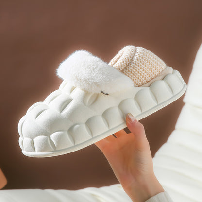 Bubble Shoes With Foldable Heel Slippers Women Warm Indoor House Shoes - FLIPSTYLEZLLC