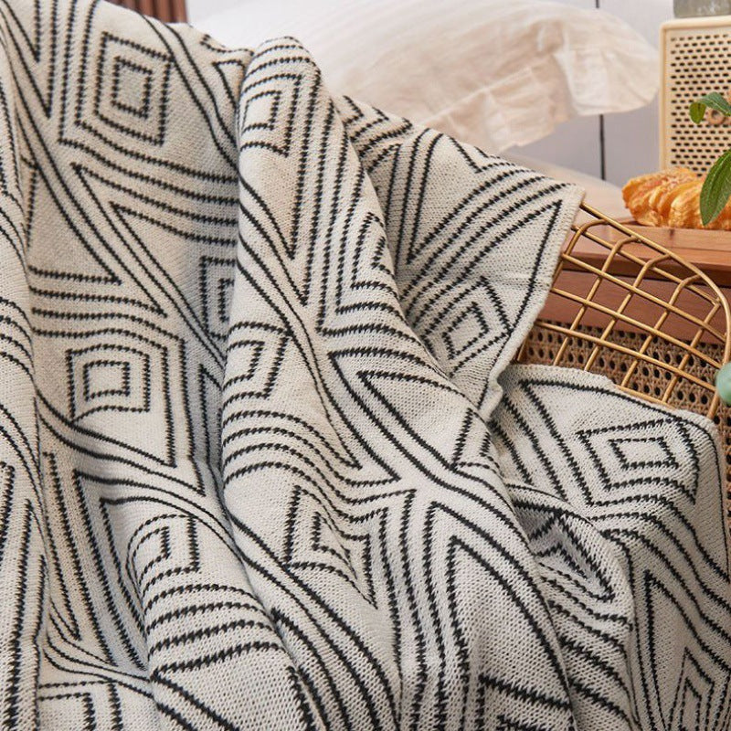 Office Air-conditioning Blanket Knit Casual Nap Sofa Cover