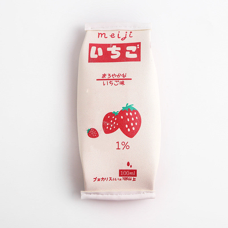 Strawberry milk pencil case