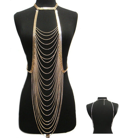 Body chain jewelry long necklace - FLIPSTYLEZLLC