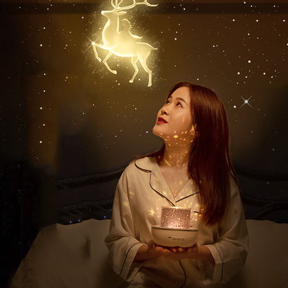 Decorative starry table lamp