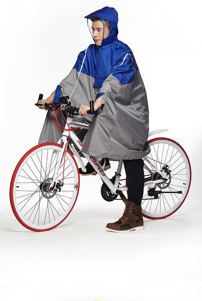 Multifunctional riding raincoat