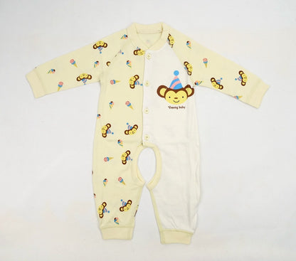 Children's Animal Long Sleeve Cut One-piece Romper