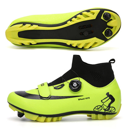 Outdoor Mountain Lock Cycling Shoes Men's Bicycle Power Shoes