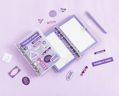 PVC transparent removable notebook