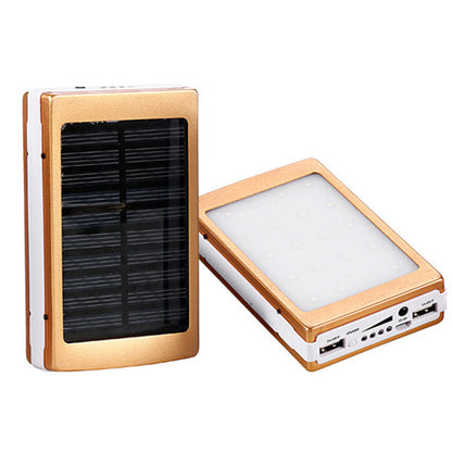 Aluminum alloy camping lamp solar power bank material