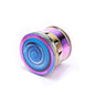 Creative Colorful Drum-shaped Abstract Pattern Smoke Grinder