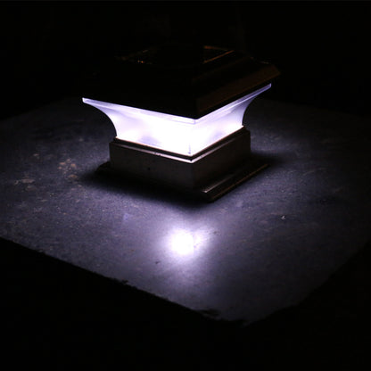 Outdoor solar column headlight