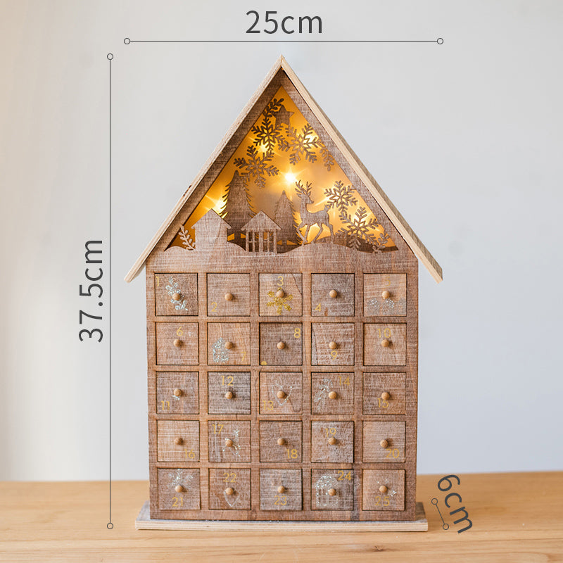Christmas gift box drawer house decoration