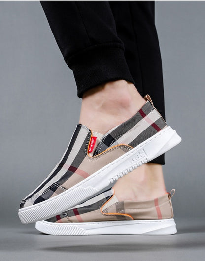 Trendy umbrella cloth men's shoes