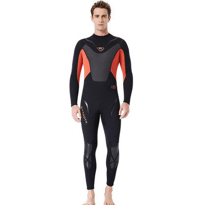 Long-sleeved windsurfing winter bathing suit