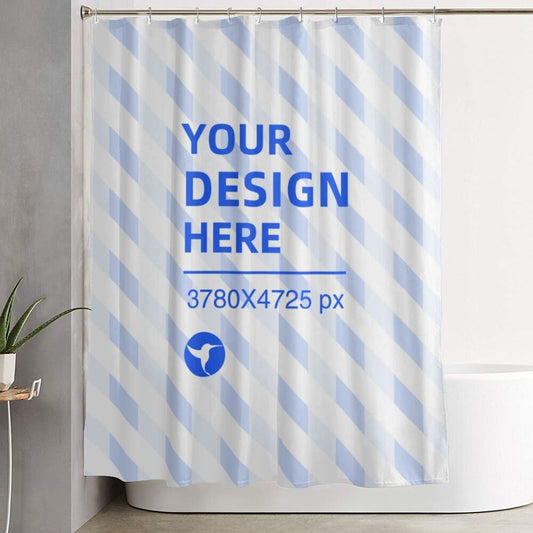 Create Your Own 60x72in Waterproof Quick Dry Bathroom Shower Curtain