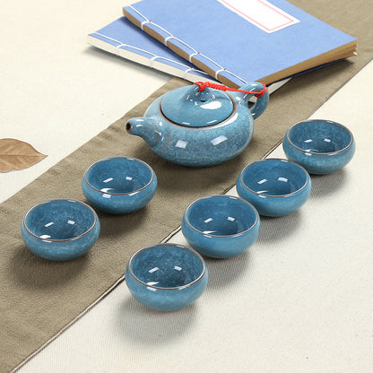 Ceramic teapot tea set gift box