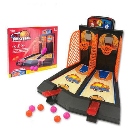 Double play basketball toy children's finger ejection