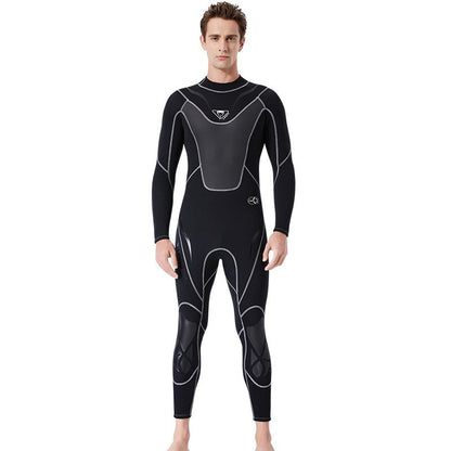 Long-sleeved windsurfing winter bathing suit