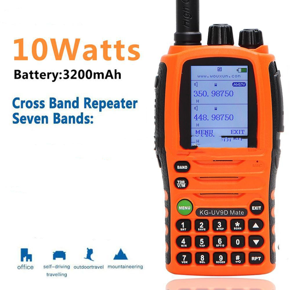 10W Seven-segment Aviation Frequency High-power Walkie-talkie