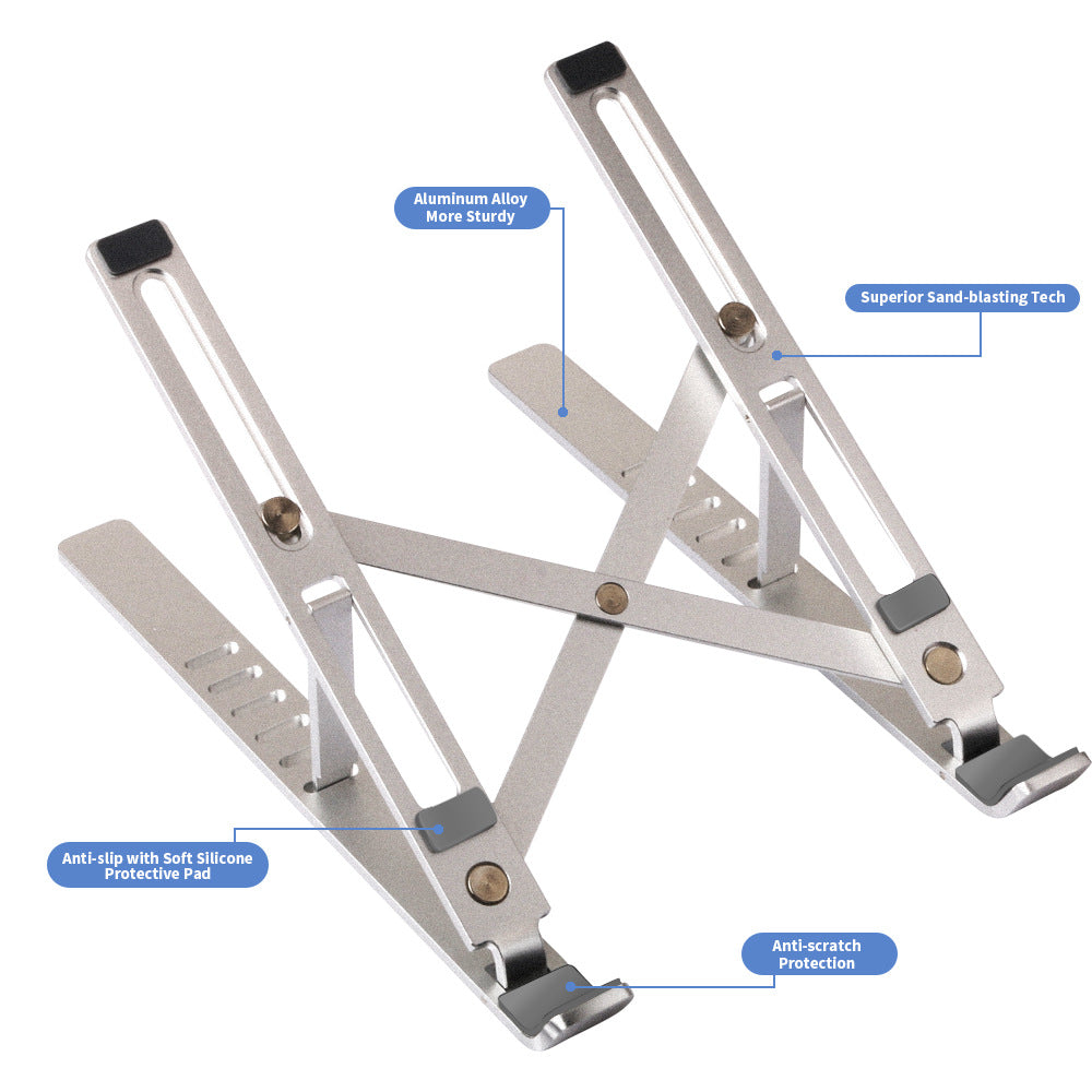 Portable Laptop Stand Aluminum Alloy Lifting Folding