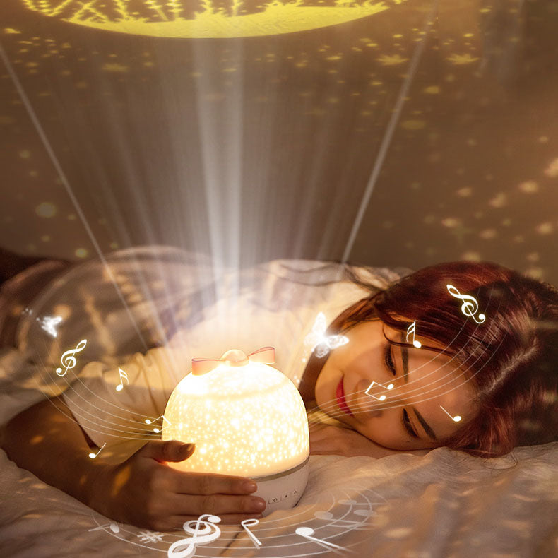 Decorative starry table lamp