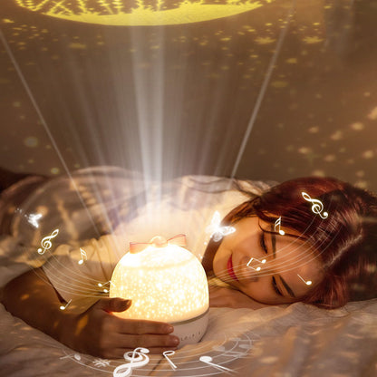 Decorative starry table lamp