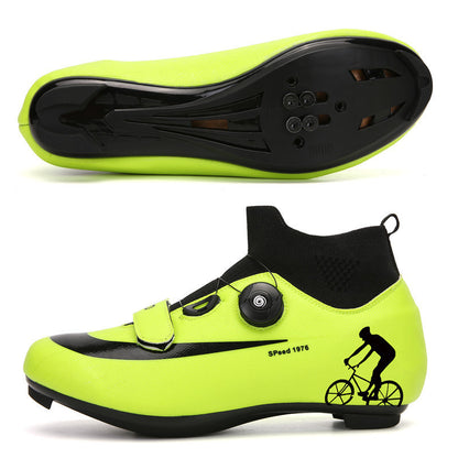 Outdoor Mountain Lock Cycling Shoes Men's Bicycle Power Shoes