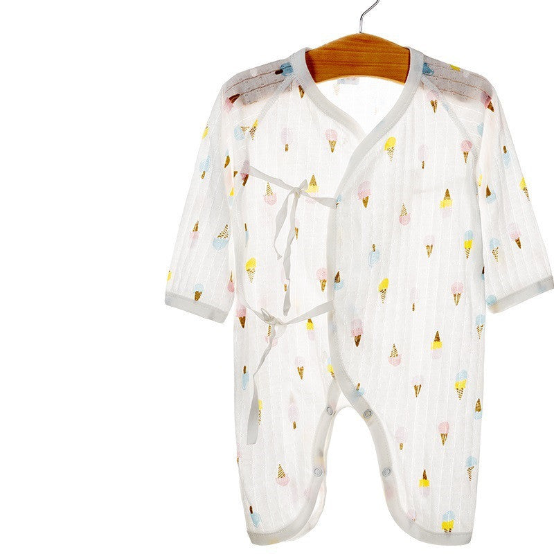 Newborn One-Piece Garment Spring Cotton-Padded Clothes Class A Clothing Bag Fart Suit