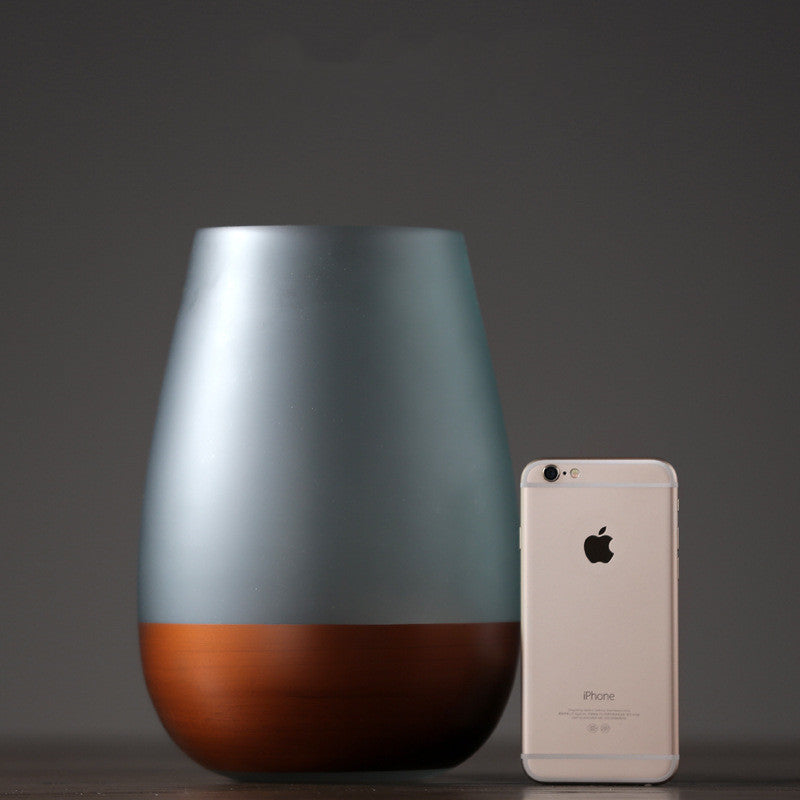 Modern and Simple American Stained Glass Vase