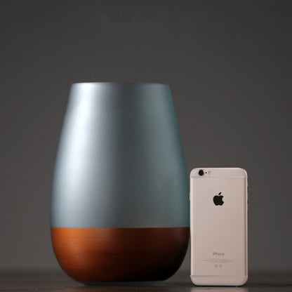 Modern and Simple American Stained Glass Vase