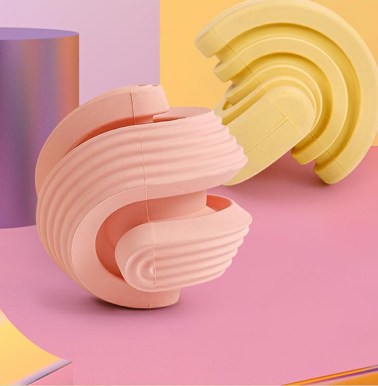 Rubber Dog Molars Teeth Relief Bouncy Ball