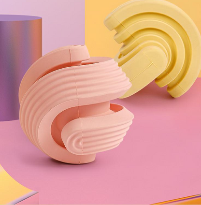 Rubber Dog Molars Teeth Relief Bouncy Ball