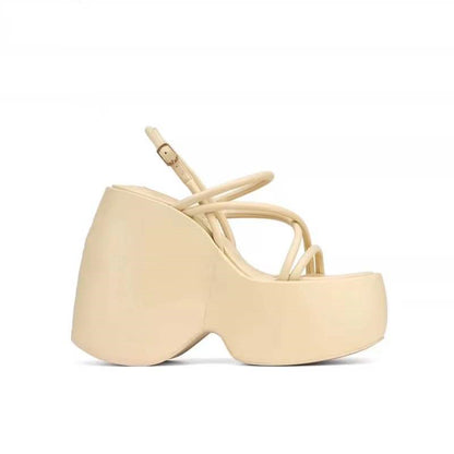 Women's Waterproof Platform Plus Size High Heels