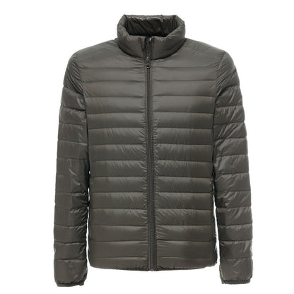Lightweight Down Jacket Men's Stand Collar Plus Size