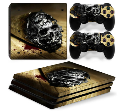 0131-0155 PS4 Pro game machine host Sticker Anti scraping geometric pattern sticker