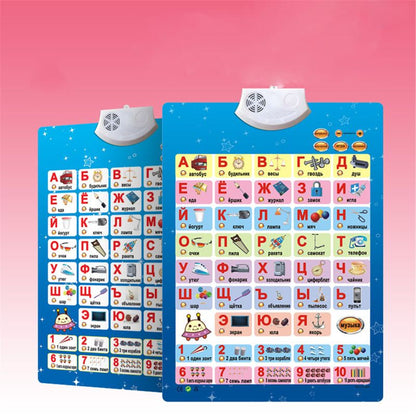 Spanish Bilingual Audio Wall Chart Children's Early Education Educational Toys