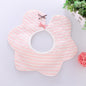 360° rotating flower waterproof saliva towel