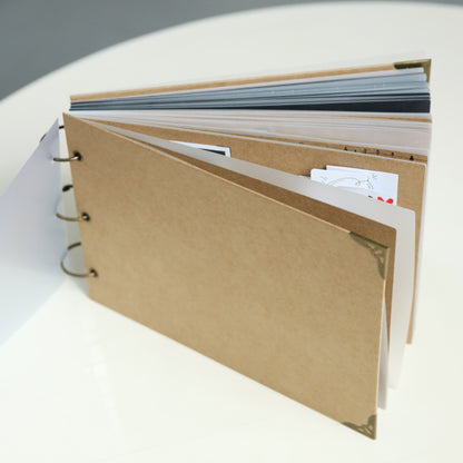 Kraft Paper Photo Album  Diy Handmade Souvenir Book