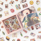 200 Pc Box Set Washi Paper Stickers Stationery Diary Decoration