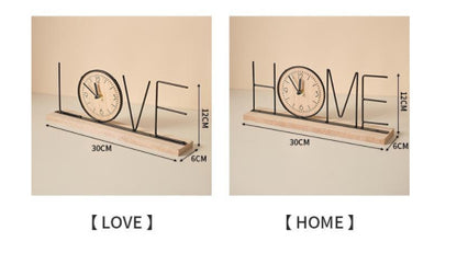 Creative TV Cabinet Decorative Ornaments Table Clock Furnishings