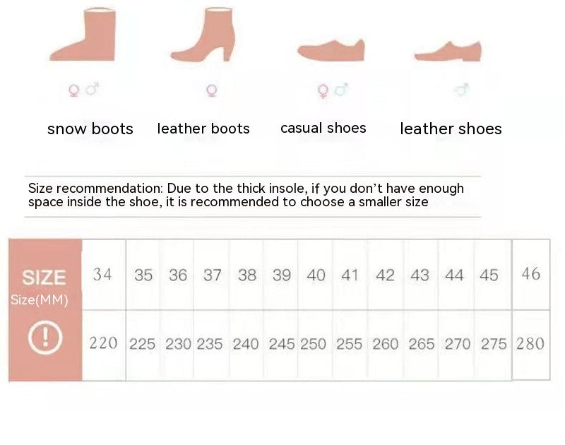 Thick Rabbit Fur Winter Warm Insole