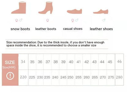 Thick Rabbit Fur Winter Warm Insole