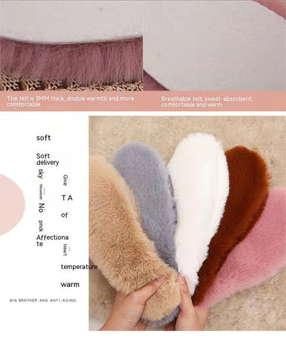 Thick Rabbit Fur Winter Warm Insole