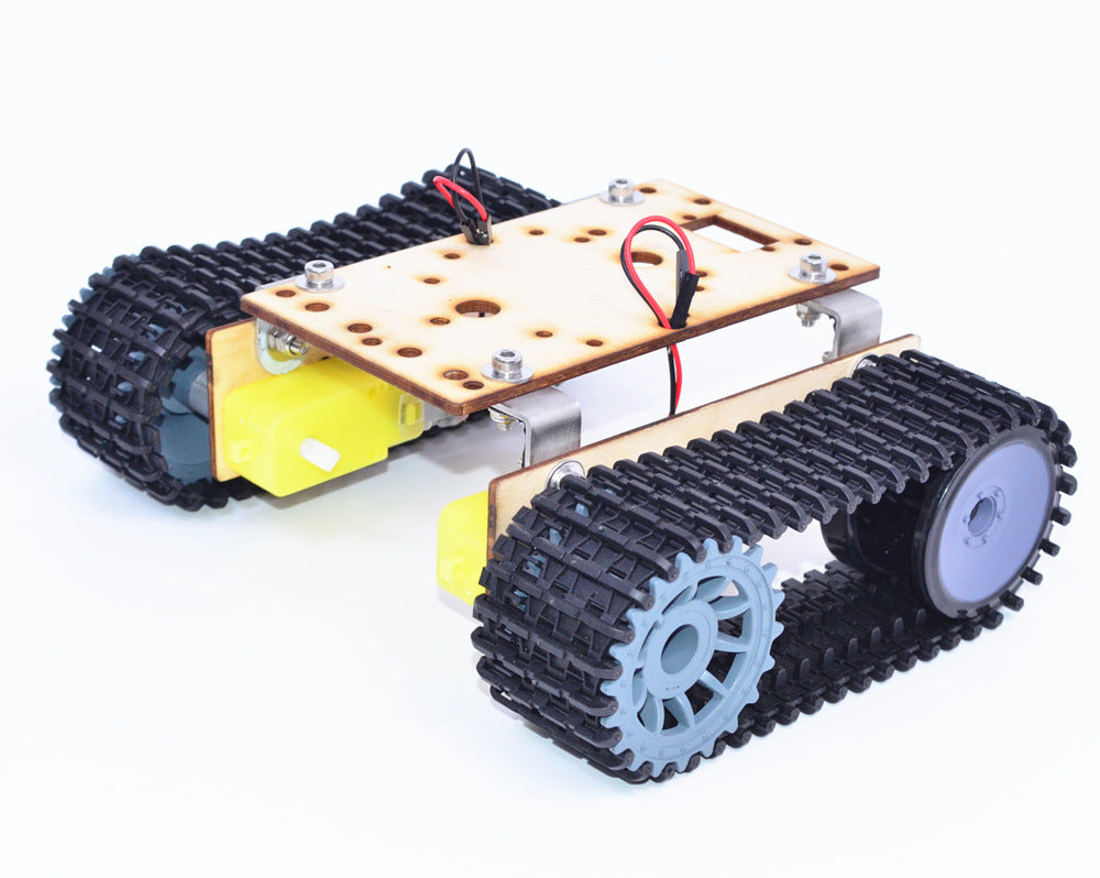 Economic Robot Single-layer Tank Chassis Building Blocks Wood Board