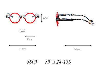 Retro Acetate Frames Glasses Frame