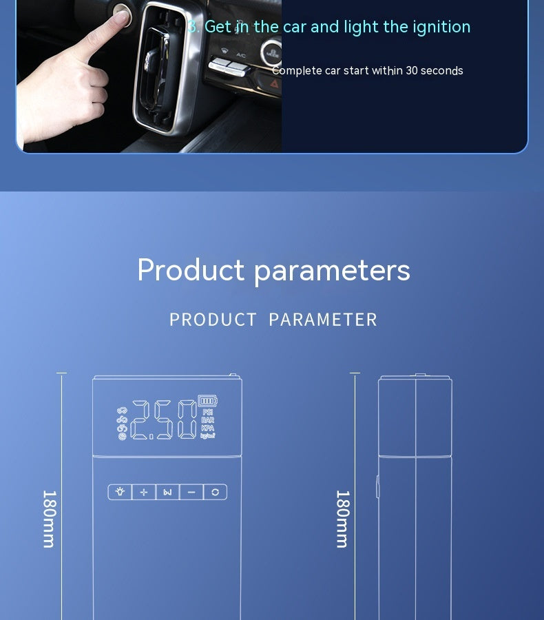 Automobile Emergency Start Power Source All-in-one Machine With Electric Treasure