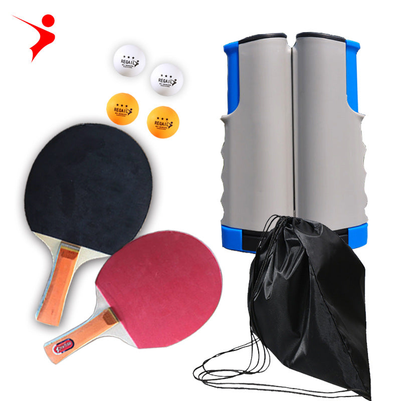 Portable table tennis racket