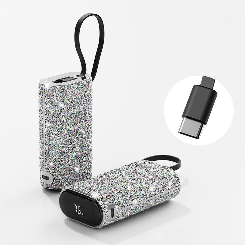 Super Fast Charging With Built-in Cable 10000mA