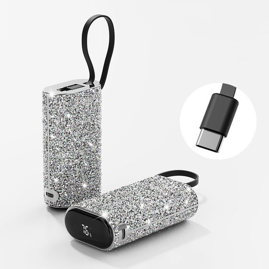 Super Fast Charging With Built-in Cable 10000mA