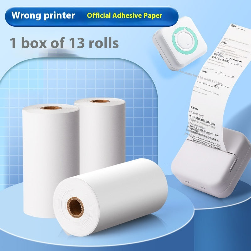 Sticker Printer Paper 57 X30 Label Universal Sticker