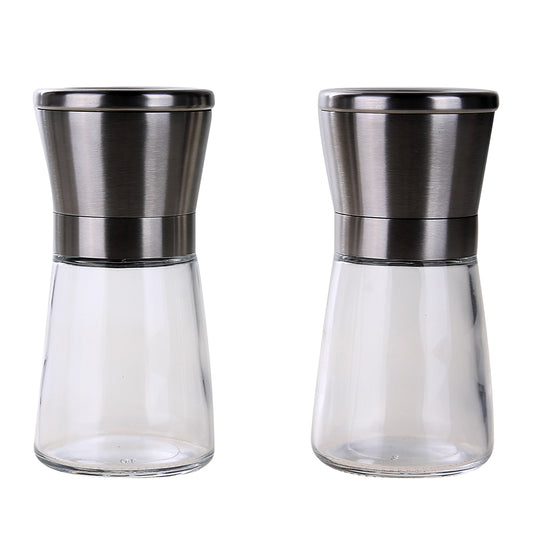 2 PcsLot Salt And Pepper Grinder Set